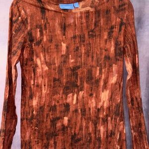 Simply Vera Vera Wang Orange Long sleeve